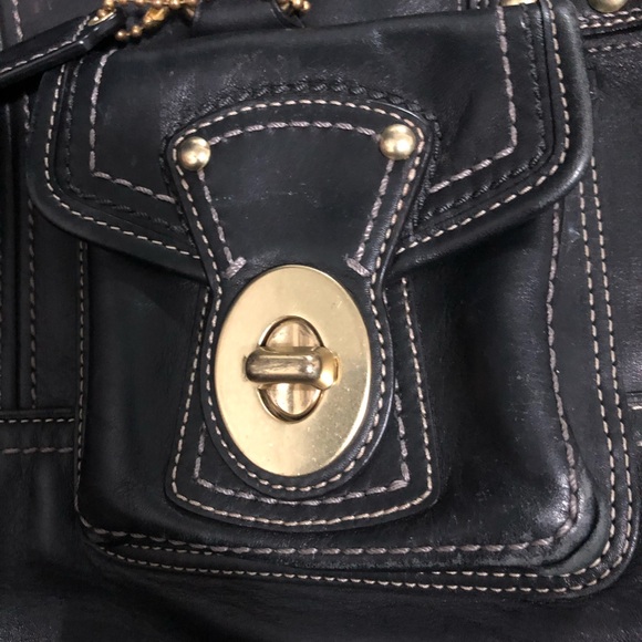 Beautiful Black Leather Coach Purse! - Picture 6 of 6